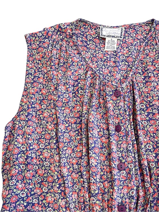 April Cornell Dresses & Skirts - April Cornell Vintage Sleeveless Maxi Dress S Ditsy Floral Cottagecore Grunge